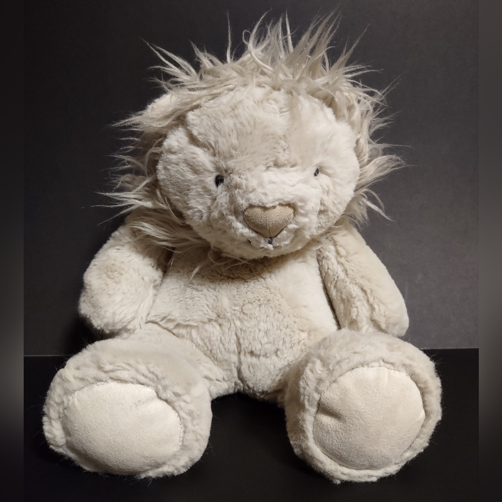 Pottery Barn Kids Taupe Lion Plush Stuffed Animal 18” #6486